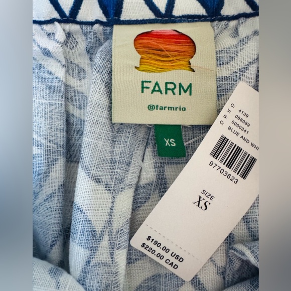 FARM Rio Lace Nature Euroflax™ Premium Linen Midi Skirt - Picture 15 of 15